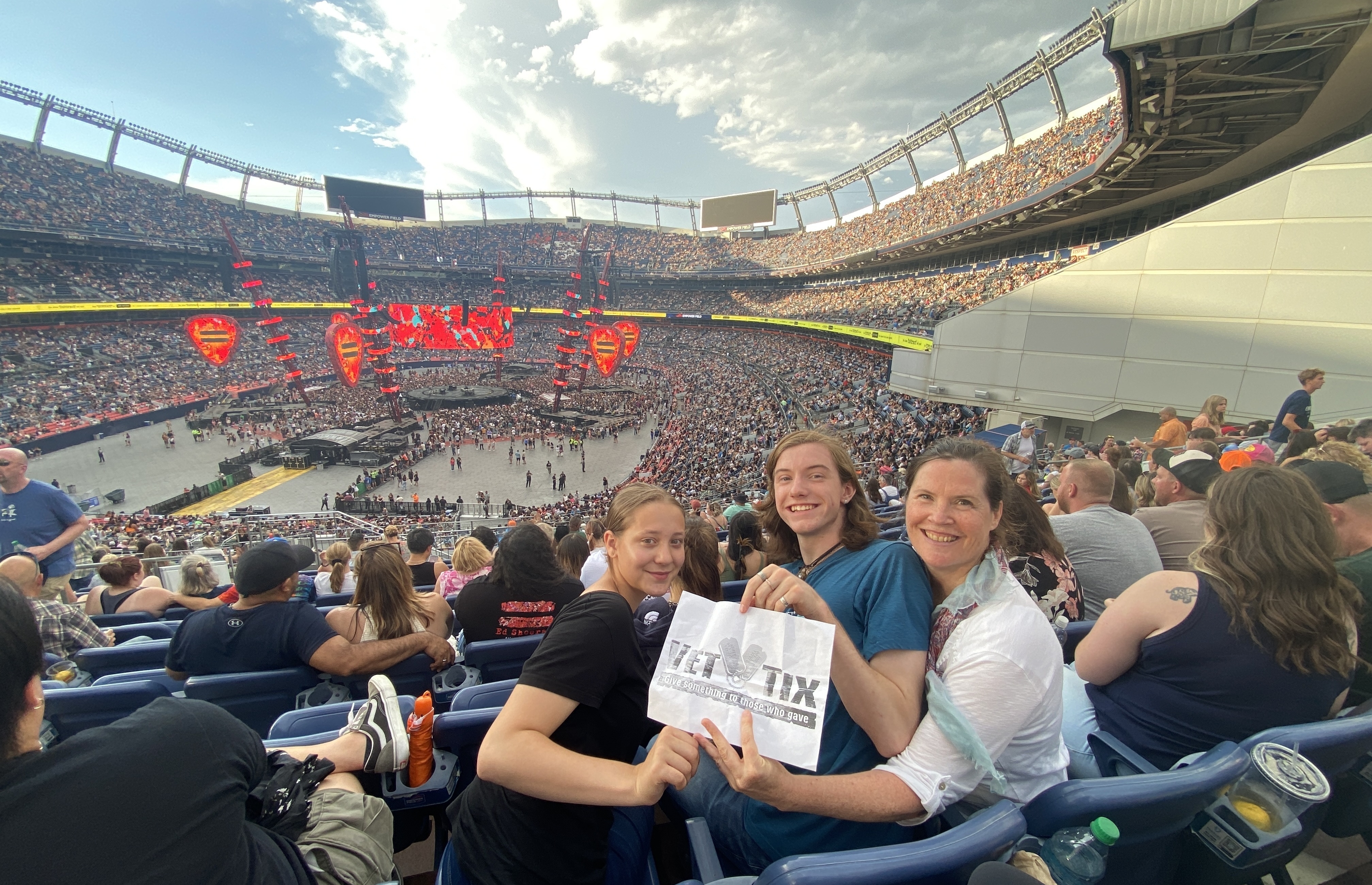 Ed Sheeran concert Empower Field at Mile High weather delay