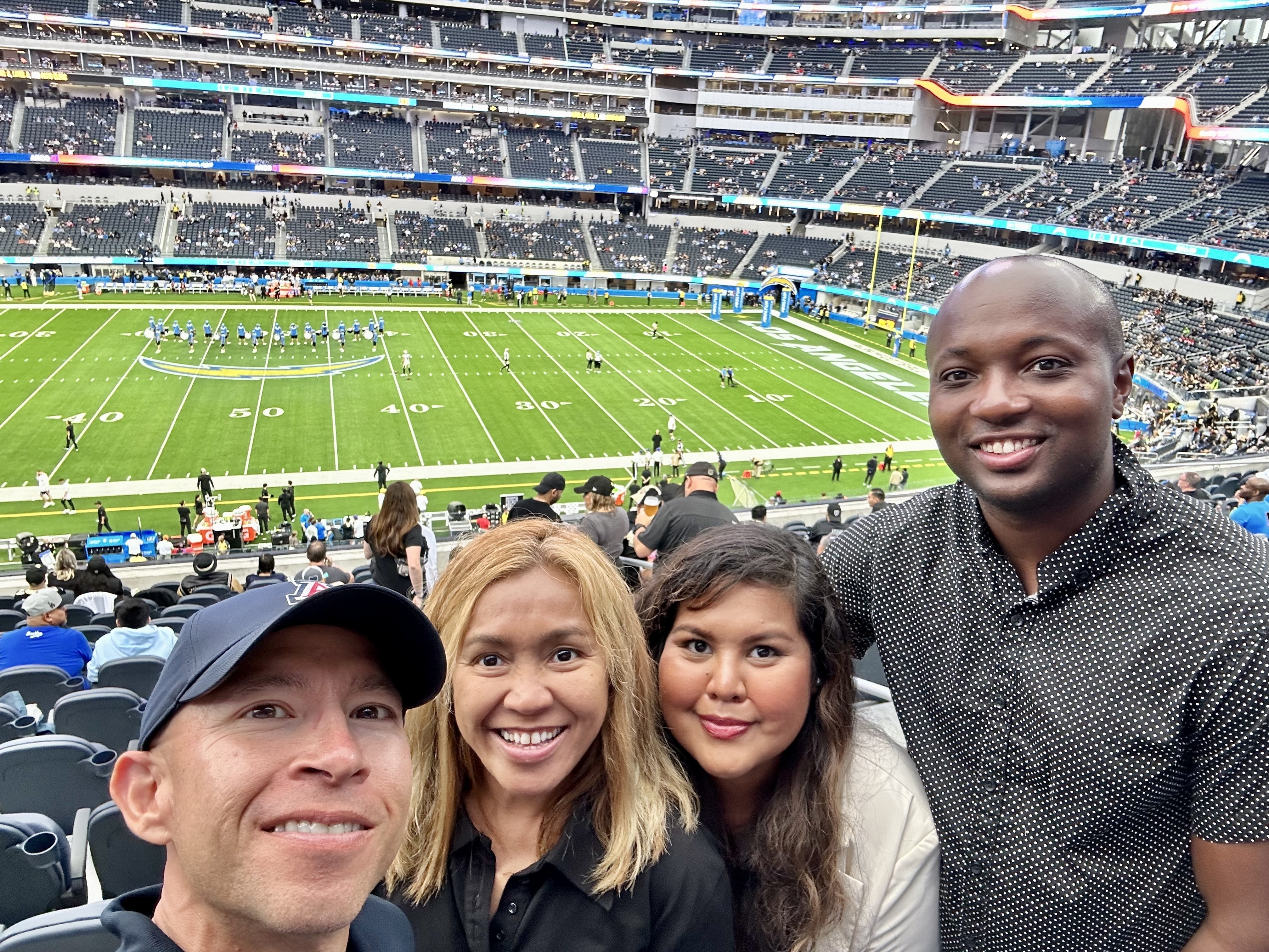 Los Angeles Rams vs. Los Angeles Chargers. Donated by: #VetTix