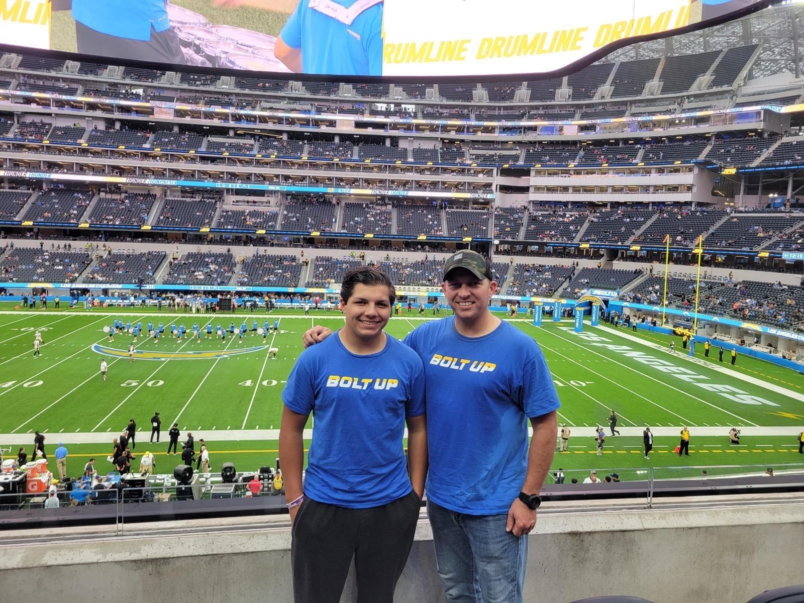 Los Angeles Rams vs. Los Angeles Chargers. Donated by: #VetTix