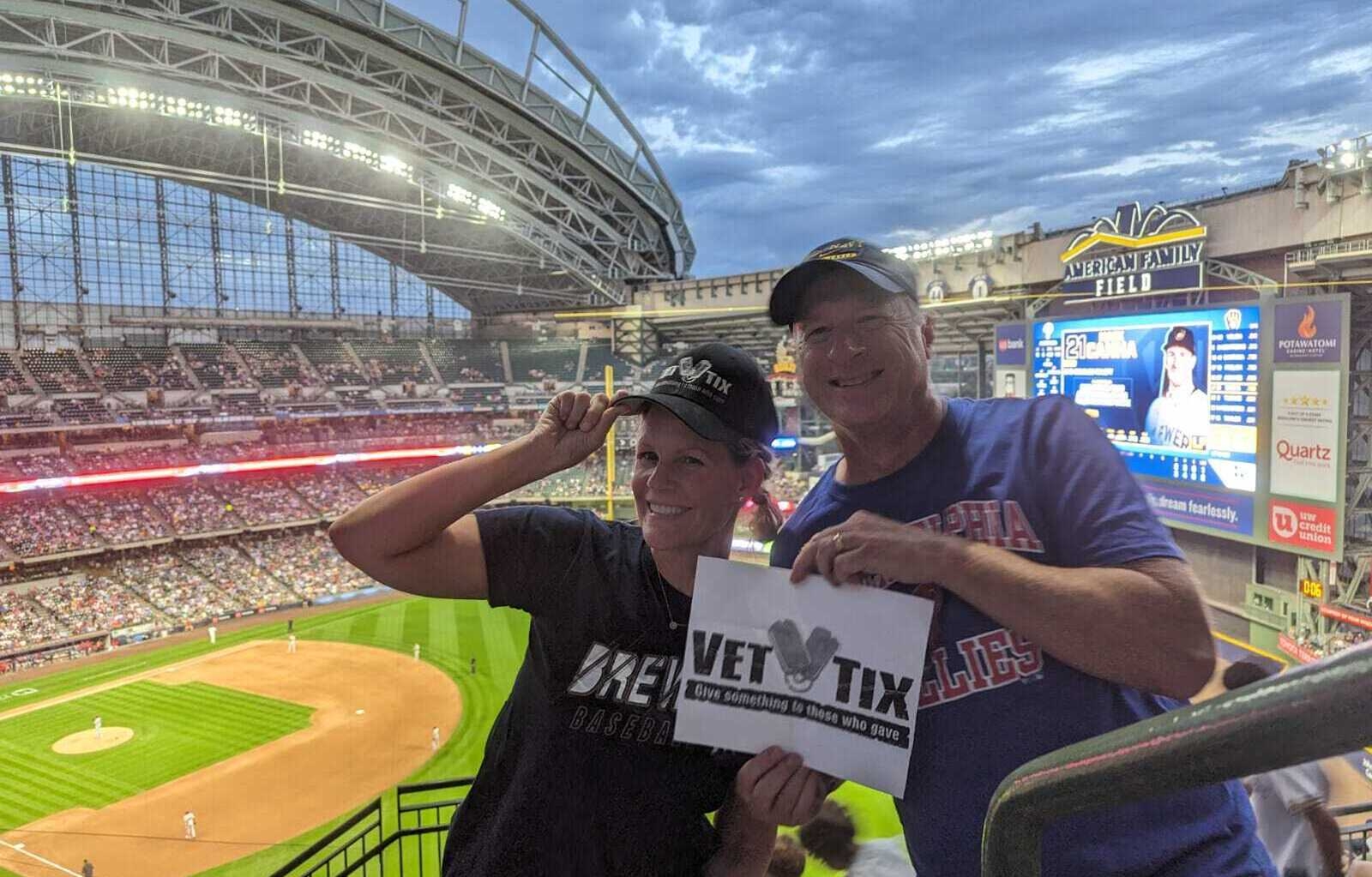 Milwaukee Brewers vs. Philadelphia Phillies at American Family Field.