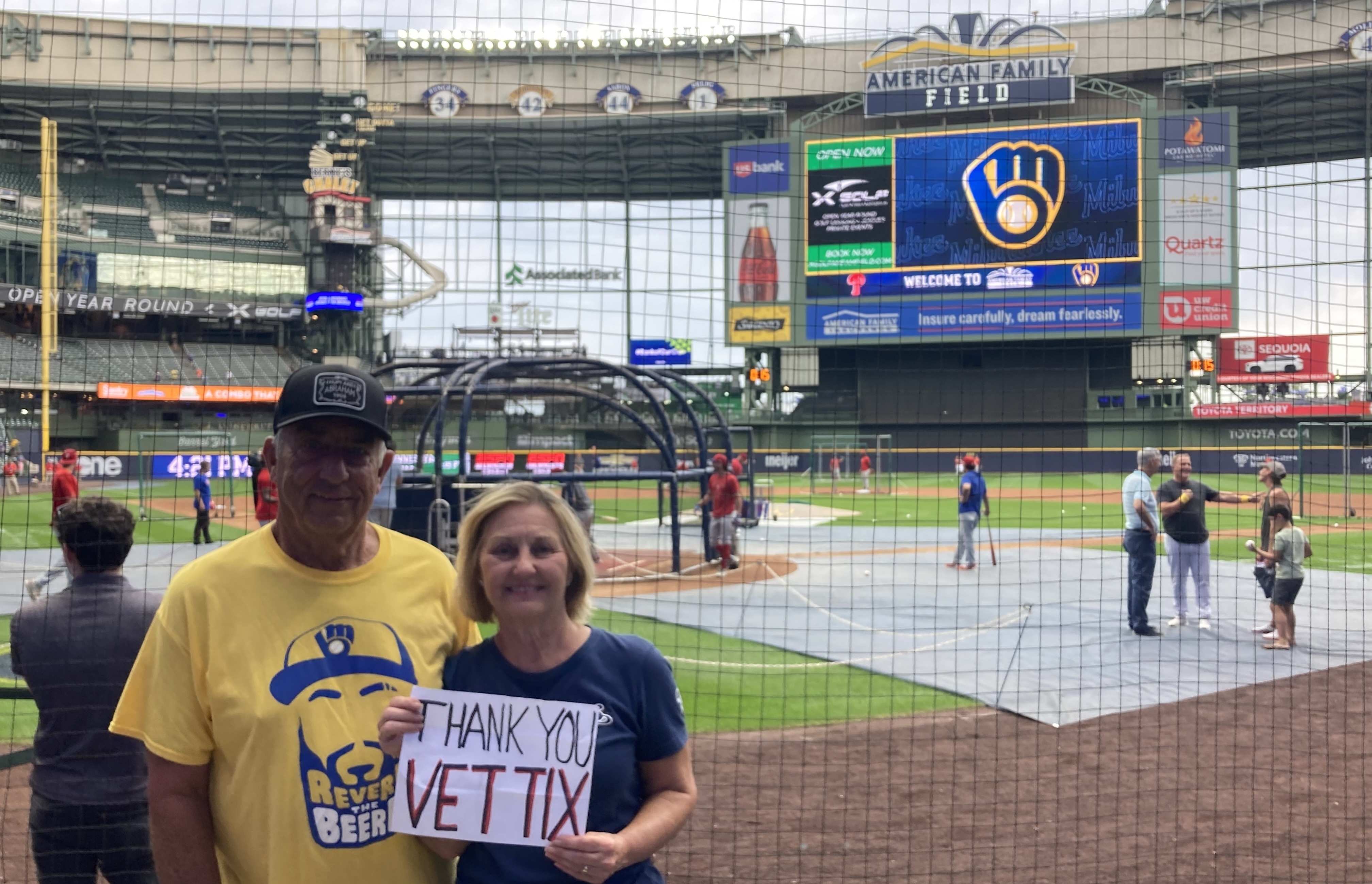 Milwaukee Brewers vs. Philadelphia Phillies at American Family Field.