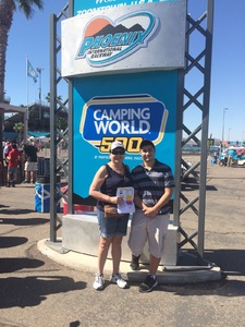 David attended Camping World 500 - Monster Energy NASCAR Cup Series - Phoenix International Raceway on Mar 19th 2017 via VetTix 
