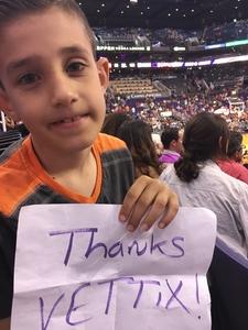 Steven attended Phoenix Suns vs. Sacramento Kings - NBA on Mar 15th 2017 via VetTix 