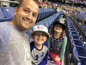 Jacob attended HEB Big League Weekend - American League West Division Champion Texas Rangers vs. American League Central Division Champion Cleveland Indians - MLB on Mar 17th 2017 via VetTix 