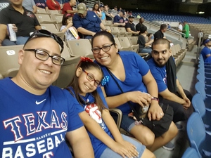 Guadalupe attended HEB Big League Weekend - American League West Division Champion Texas Rangers vs. American League Central Division Champion Cleveland Indians - MLB on Mar 17th 2017 via VetTix 