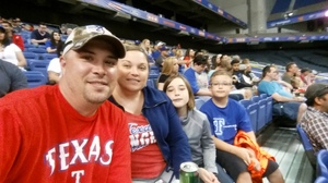 Justin attended HEB Big League Weekend - American League West Division Champion Texas Rangers vs. American League Central Division Champion Cleveland Indians - MLB on Mar 17th 2017 via VetTix 