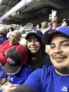 Marcus attended HEB Big League Weekend - American League West Division Champion Texas Rangers vs. American League Central Division Champion Cleveland Indians - MLB on Mar 17th 2017 via VetTix 