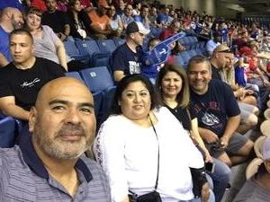 Jimmy attended HEB Big League Weekend - American League West Division Champion Texas Rangers vs. American League Central Division Champion Cleveland Indians - MLB on Mar 17th 2017 via VetTix 