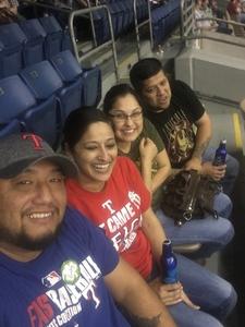 Robert attended HEB Big League Weekend - American League West Division Champion Texas Rangers vs. American League Central Division Champion Cleveland Indians - MLB on Mar 18th 2017 via VetTix 