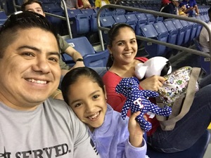 Uriel attended HEB Big League Weekend - American League West Division Champion Texas Rangers vs. American League Central Division Champion Cleveland Indians - MLB on Mar 18th 2017 via VetTix 