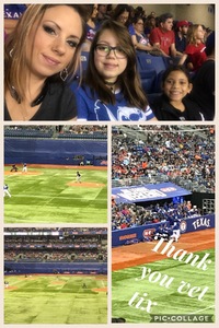 Darla attended HEB Big League Weekend - American League West Division Champion Texas Rangers vs. American League Central Division Champion Cleveland Indians - MLB on Mar 18th 2017 via VetTix 