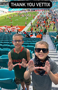 Miami Hurricanes - NCAA Football vs Virginia Cavaliers