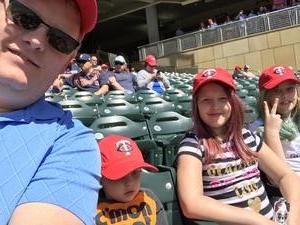 Aric attended Minnesota Twins vs. Detroit Tigers - MLB on Apr 22nd 2017 via VetTix 