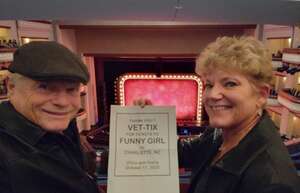 Vincent attended Funny Girl on Oct 17th 2023 via VetTix 