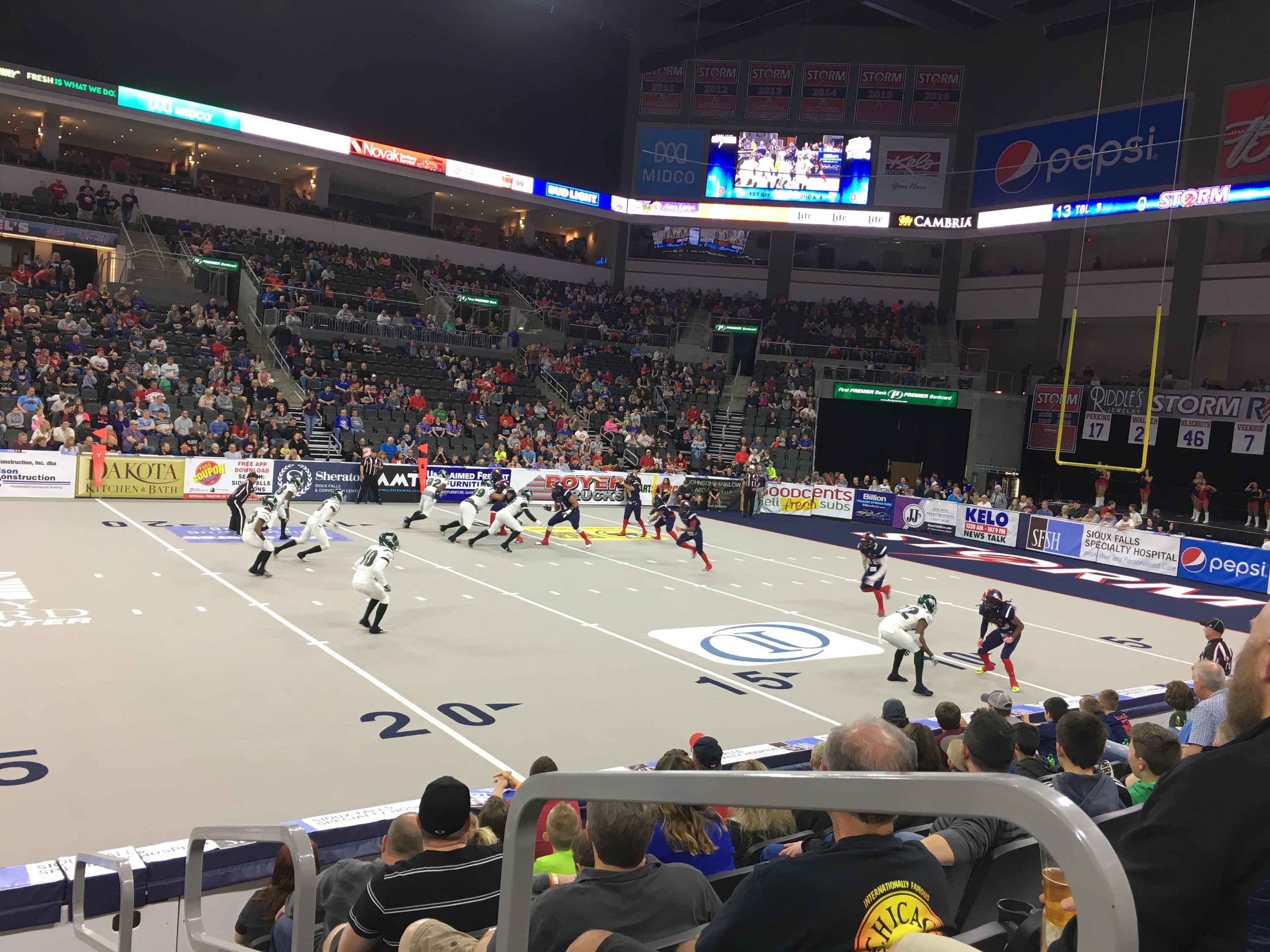 STORM FACE BLIZZARD IN GREEN BAY TONIGHT AT 6:05 PM - Sioux Falls Storm