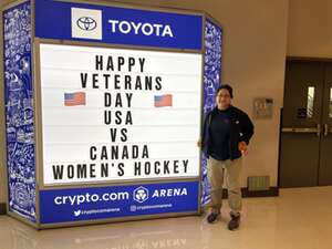 USA vs. Canada Women's Hockey