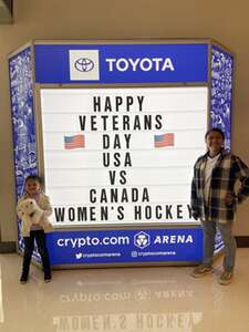 USA vs. Canada Women's Hockey