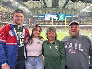 Benjamin attended Michigan State Spartans vs. Penn State Nittany Lions at Ford Field on Nov 24th 2023 via VetTix 