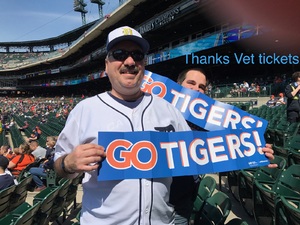 Philip attended Detroit Tigers vs. Boston Red Sox - MLB on Apr 9th 2017 via VetTix 