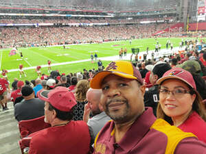 Reginald attended Arizona Cardinals - NFL vs Atlanta Falcons on Nov 12th 2023 via VetTix 