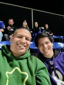 Refugio attended Baltimore Ravens - NFL vs Cincinnati Bengals on Nov 16th 2023 via VetTix 