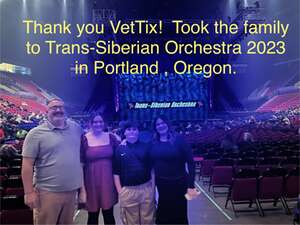 Bryon attended Trans-siberian Orchestra-the Ghosts of Christmas Eve on Nov 26th 2023 via VetTix 
