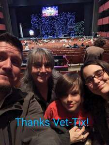 Brewer Family attended Wheel of Fortune Live! Hosted by Bob Goen on Nov 29th 2023 via VetTix 