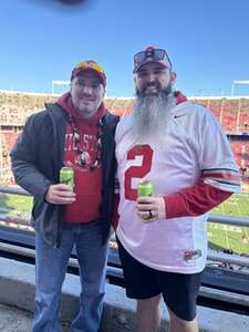 Ronald attended Ohio State Buckeyes - NCAA Football vs University of Minnesota Golden Gophers on Nov 18th 2023 via VetTix 