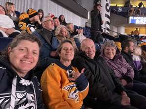 Michele attended Nashville Predators - NHL vs Pittsburgh Penguins on Nov 28th 2023 via VetTix 