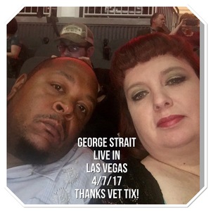Stacey attended George Strait - Strait to Vegas With Special Guest Cam - Friday on Apr 7th 2017 via VetTix 