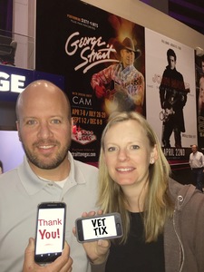 Doug attended George Strait - Strait to Vegas With Special Guest Cam - Friday on Apr 7th 2017 via VetTix 