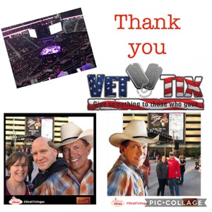 Cynthia attended George Strait - Strait to Vegas With Special Guest Cam - Saturday on Apr 8th 2017 via VetTix 