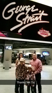 Jimmy attended George Strait - Strait to Vegas With Special Guest Cam - Saturday on Apr 8th 2017 via VetTix 