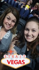 Mary attended George Strait - Strait to Vegas With Special Guest Cam - Saturday on Apr 8th 2017 via VetTix 