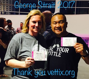 Rich attended George Strait - Strait to Vegas With Special Guest Cam - Saturday on Apr 8th 2017 via VetTix 