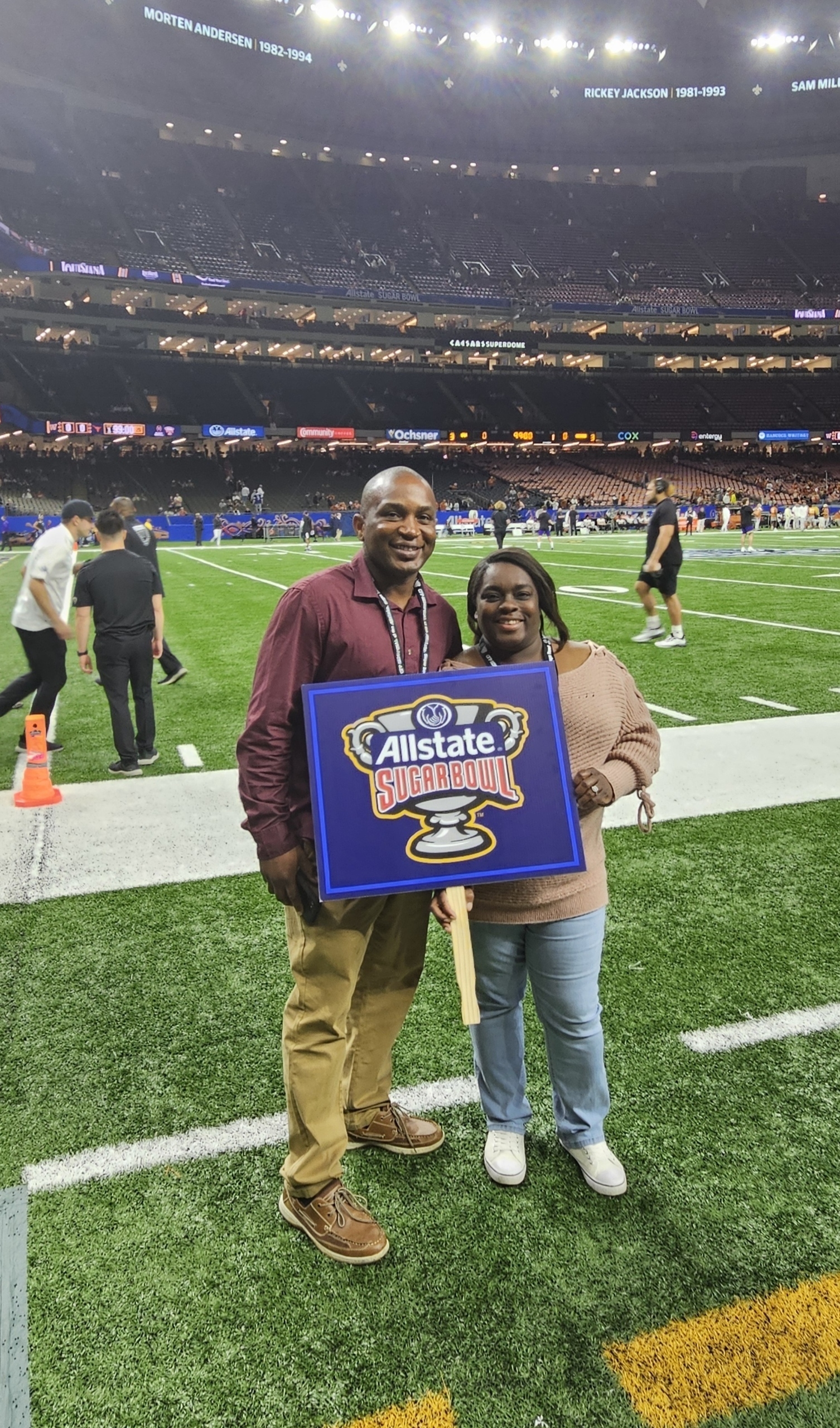 Allstate Sugar Bowl Washington vs. Texas VIP Pre-game Field Pass