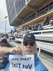 Jeffrey attended Ambetter Health 400 - NASCAR Cup Series on Feb 25th 2024 via VetTix 