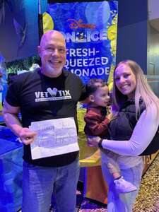 Church attended Disney On Ice presents Mickey's Search Party on Apr 25th 2024 via VetTix 