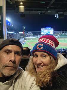 Rick and Wendy attended Chicago Cubs - MLB vs Miami Marlins on Apr 18th 2024 via VetTix 