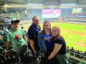 Kelly attended Milwaukee Brewers - MLB vs Tampa Bay Rays on Apr 29th 2024 via VetTix 