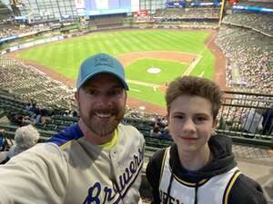 Vince attended Milwaukee Brewers - MLB vs San Diego Padres on Apr 15th 2024 via VetTix 