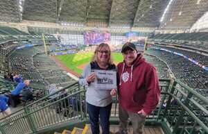 christopher attended Milwaukee Brewers - MLB vs Pittsburgh Pirates on May 14th 2024 via VetTix 