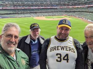 Vincent attended Milwaukee Brewers - MLB vs Pittsburgh Pirates on May 13th 2024 via VetTix 