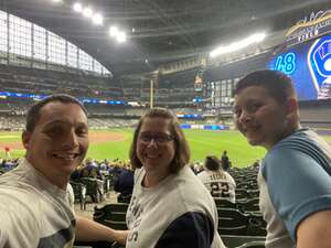 Justin attended Milwaukee Brewers - MLB vs Pittsburgh Pirates on May 13th 2024 via VetTix 