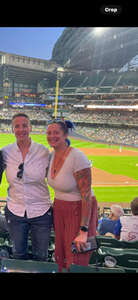 NICOLE attended Milwaukee Brewers - MLB vs Pittsburgh Pirates on May 13th 2024 via VetTix 