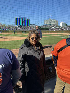 Kimberly attended Chicago Cubs - MLB vs Houston Astros on Apr 25th 2024 via VetTix 