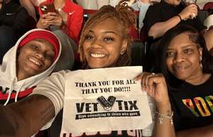 Denicia attended Houston Rockets - NBA vs Oklahoma City Thunder on Feb 25th 2024 via VetTix 