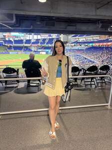 Cristy attended Miami Marlins - MLB vs San Francisco Giants on Apr 17th 2024 via VetTix 