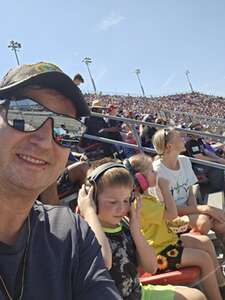Michael Barker and family attended Goodyear 400: 2024 Spring NASCAR Cup Series on May 12th 2024 via VetTix 