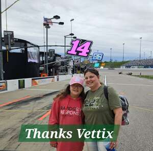 Lauren attended NASCAR Cup Series AdventHealth 400 - Reserved Admission on May 5th 2024 via VetTix 